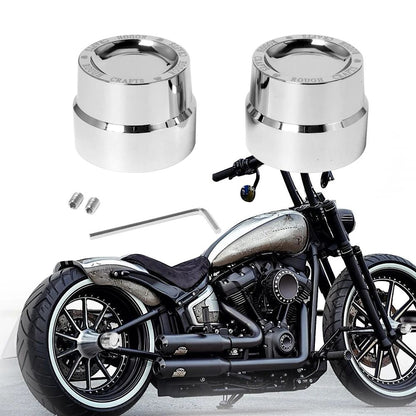 Para Harley Sportster XL 883 1200 Dyna Softail Fat Boy Touring Street Road Electra Tri Glide Capas Porcas Eixo Dianteiro Traseiro;0