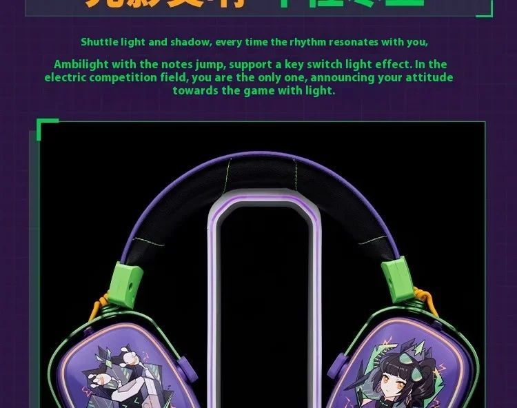 VALKYRIE VK S1 Fones de Ouvido Gamer Sem Fio 3 Modos Bluetooth HiFi Driver Dinâmico de 50mm Grande Baixa Latência Chip Esports Fones de Ouvido Personalizados