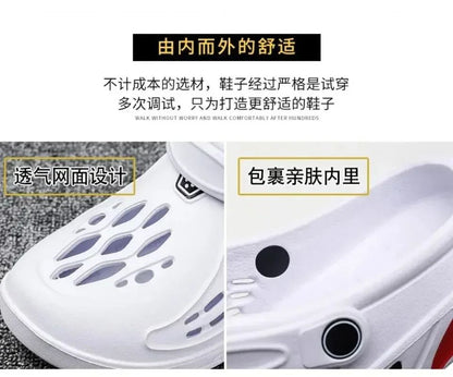 Outdoor Sandals for Men and Women Summer Clogs EVA Slippers Plus Size 47 48 49  Men Garden Shoes Beach Sandals Breathable Clogs