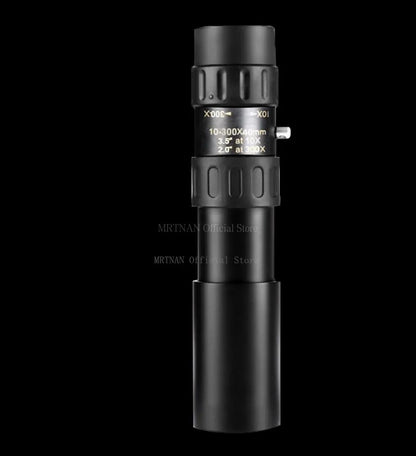 Monóculo Telescópio 10-300x40 Zoom Portátil Poderoso Binóculos com Tripé e Suporte para Celular Acampamento Viagem