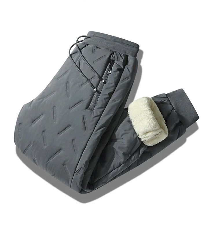 Calças masculinas de pluma outono e inverno novas acolchoadas e engrossadas para -20 graus ao ar livre calças de neve quentes masculinas à prova de vento calças Harem
