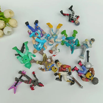 5 Peças Novo Jogo PVE PVP Raro Soldado Fortniting com Arma de Fogo Boneco Modelo Coleção Limitada Brinquedo de Presente Para Criança Menino Menina Adulto