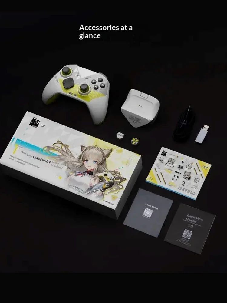 Direwolf 4 Series Arknights:Endfield Gamepad Perlica Joystick Force Adjustment Wireless Anime Game Controller for PC Switch