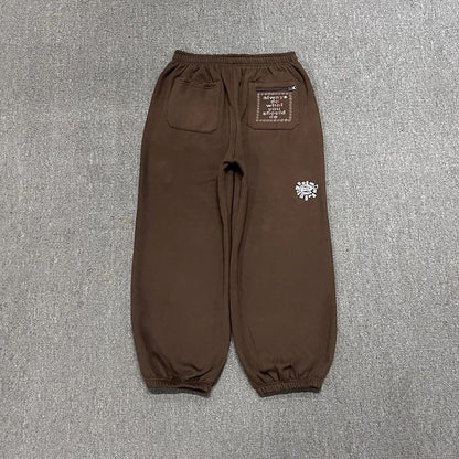 American High Street Black Sweatpants ADWYSD Pants Sunroll Fleece Zipper Pocket Men Women Cleanfit Trousers