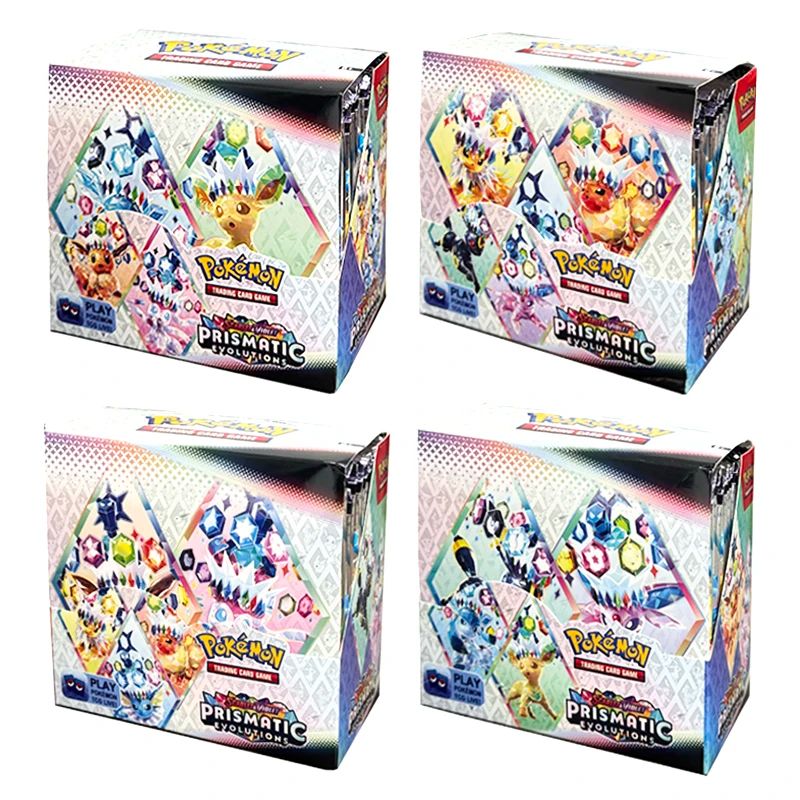 Divertido 360 Cartas Pokémon TCG Escarlate e Violeta Evoluções Prismáticas 151 Prism 36 Pacotes Caixa de Booster Pokémon Carta Colecionável