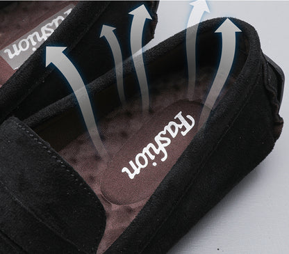 Fashion Suede Men Casual Shoes Breathable Comfort Slip-on Mens Driving Shoes Luxury Brand Men Loafers Mens Lazy Shoes Moccasins