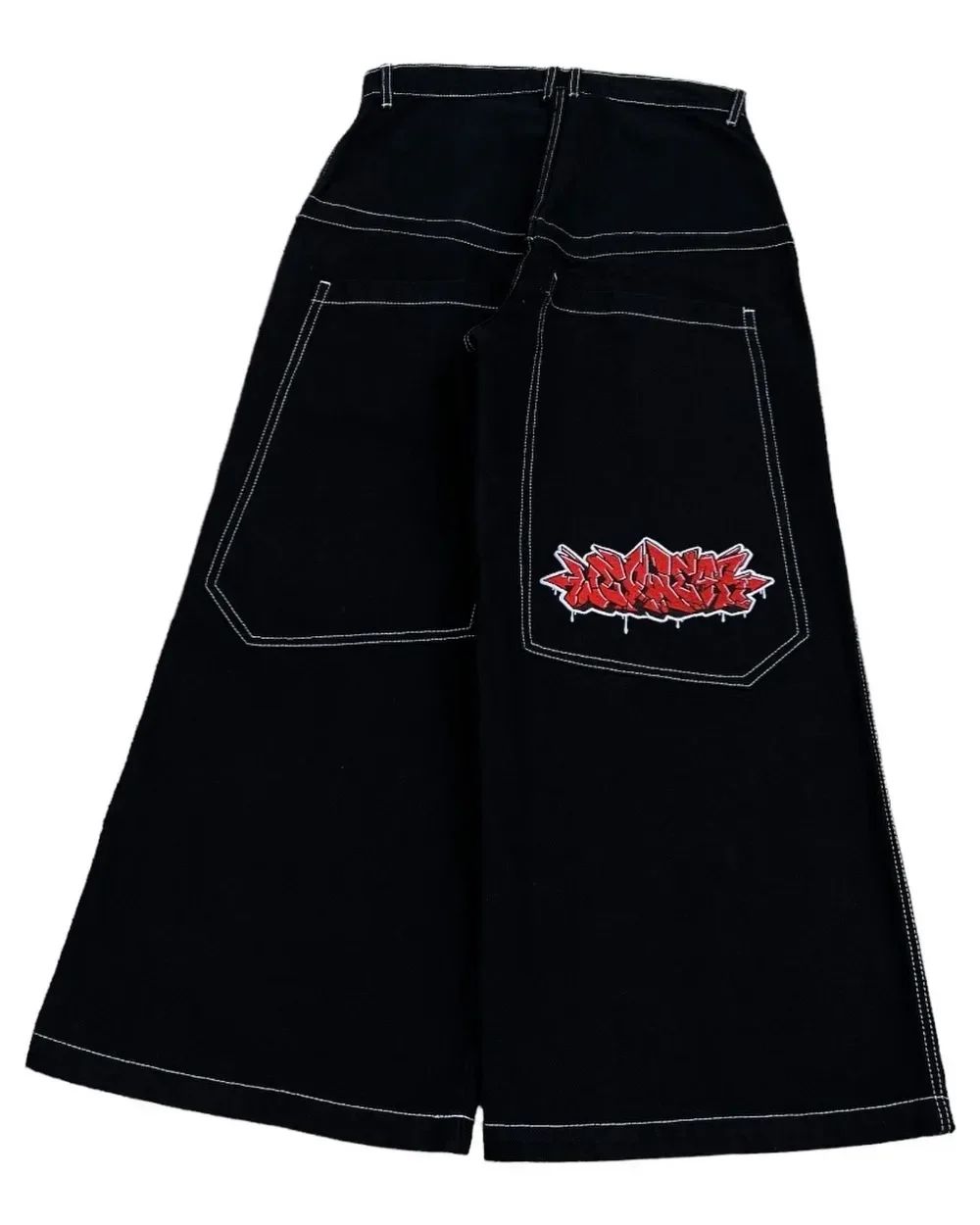 Calça Jeans Baggy Y2K masculina Harajuku anos 2000 vintage bordada de alta qualidade nova Hip Hop streetwear masculina feminina calça jeans casual de perna larga