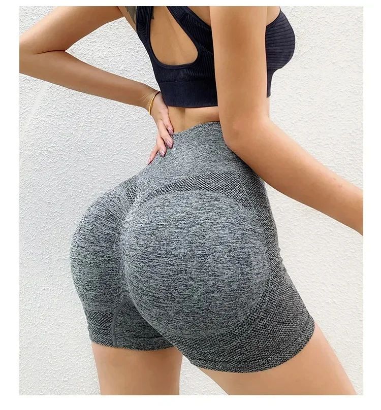 Short Gym Women‘s Gym Shorts High Elasticity Yoga Clothing Absorbent Short Sets Push Up Pants Cycling Jogging Fitness Legging