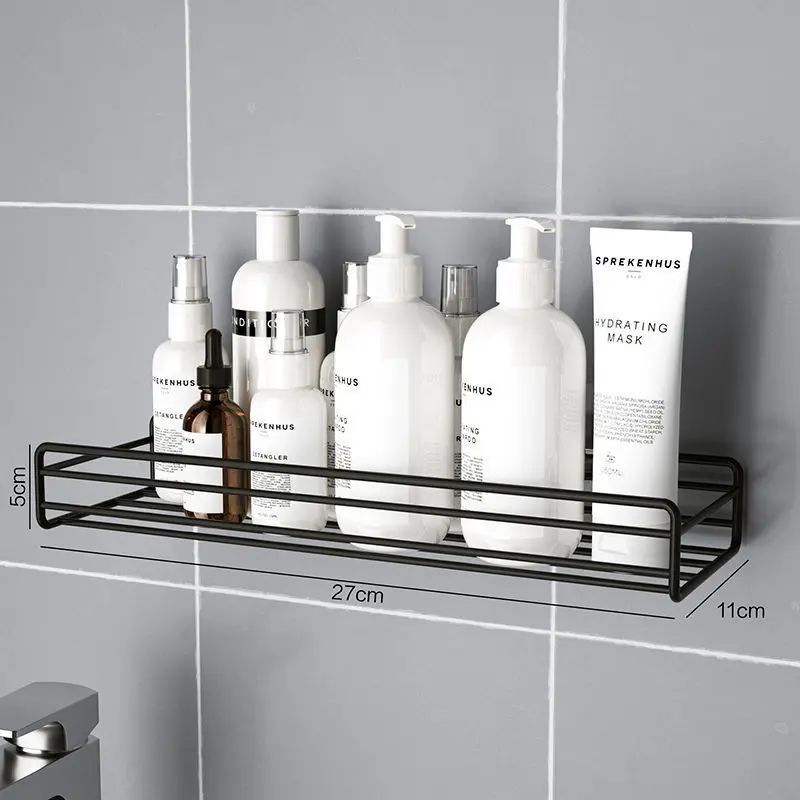 No Drill Bathroom Triangle Corner Shelf Wall Mounted Storage Rack for Kitchen Bathroom Organizer Space Saver