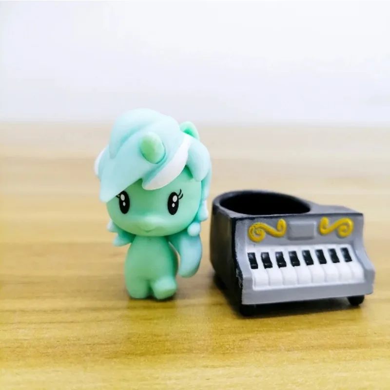 Hasbro Q-Version My Little Pony Twilight Sparkle Pinkie Pie Rainbow Dash Fluttershy Boneco de Ação Presentes Brinquedo Modelo Colecionável