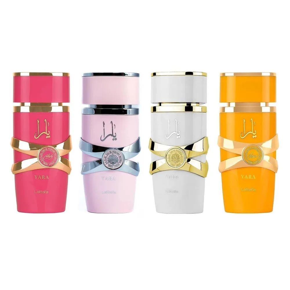Lattafa Yara Candy Eau de Parfum EDP Spray para Mulheres 3.4 oz/100 ml Rosa Yara, Yara Moi, Yara Tous, Yara Candy, Asad, Asad Zanzibar