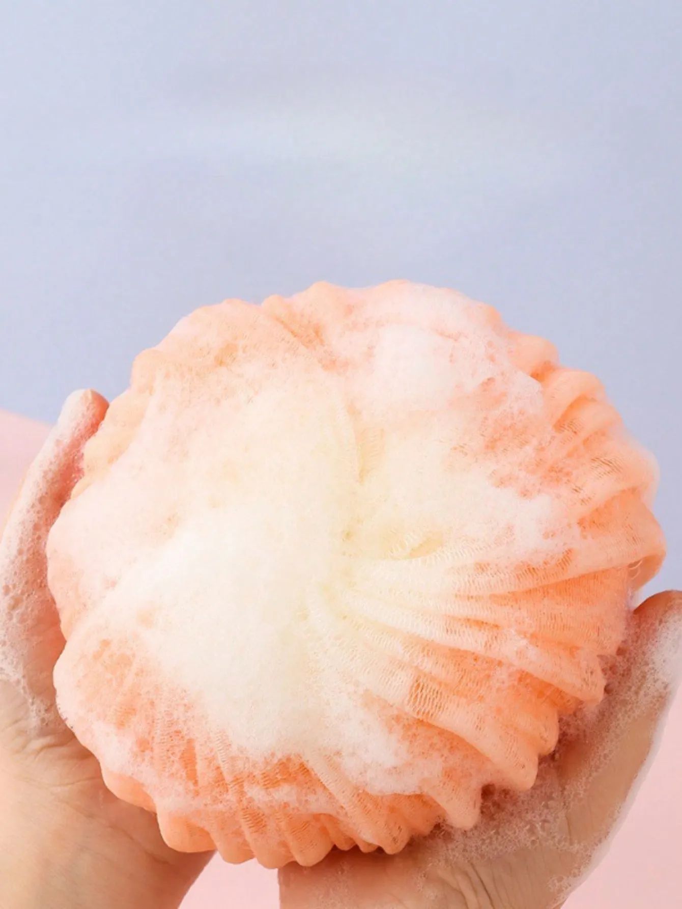 1pc Shower Mesh Foaming Sponge Balls Soft Body Scrub Exfoliating Skin Back Brush Cleaner for Bath Bubble Ball Bath Accessories