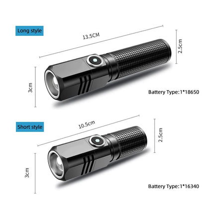 10000 Lumens Mini Powerful Led Flashlight XHP50 Built in Battery 3 Modes Usb Rechargeable Flash Light Torch Lamp Flashlights