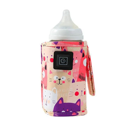 Bottle Warmer Multi Functional Bottle Heater Portable Adjustable USB Insulated Bag Baby Milk Food Warmer Tool Home Car Travel
