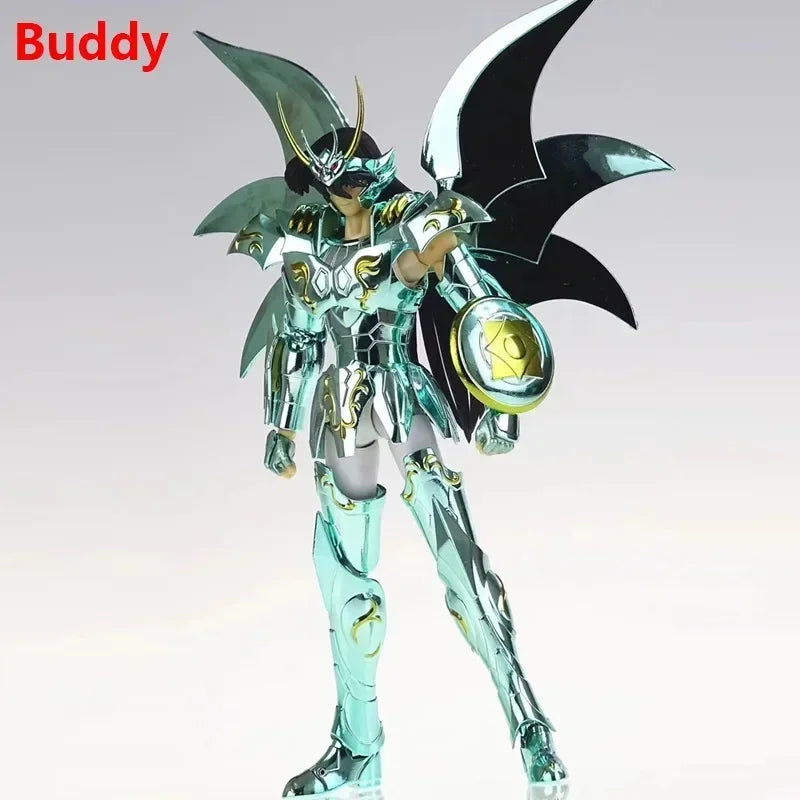 JM.MST Modelo Saint Seiya Myth Cloth EXM/EX Dragão Shiryu Deus V4 com Ikki Bebê Shun Cavaleiros do Zodíaco Boneco de Ação em Estoque