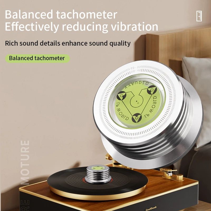 YYAUDIO 50Hz Liga LP Vinil Toca-Discos Estabilizador Nível Braçadeira de Peso de Alumínio de Alta Qualidade para Toca-Discos