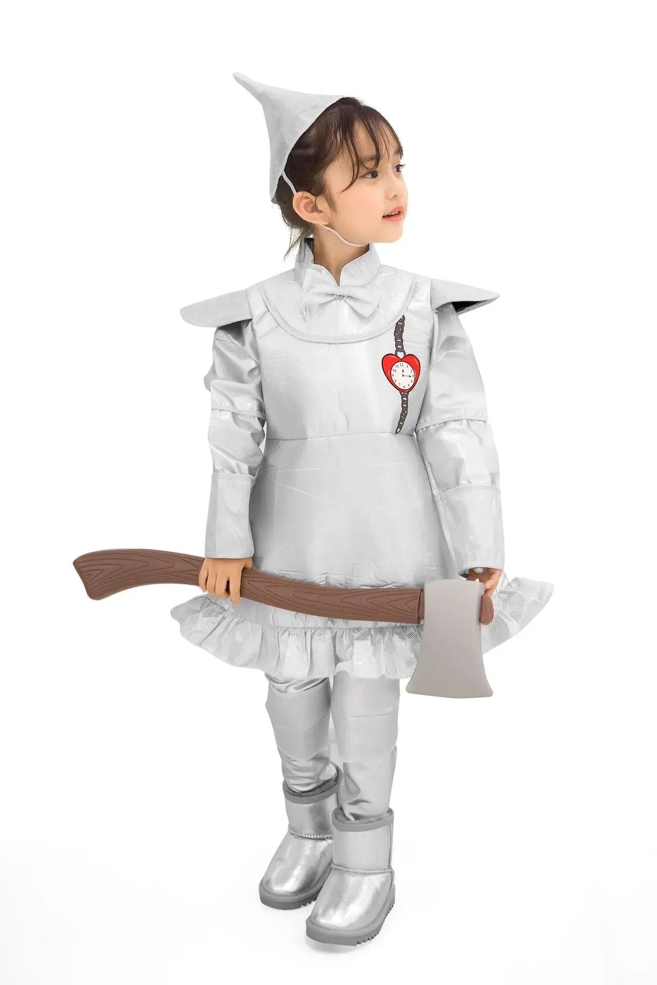 Halloween Cosplay Tin Man Costume Parent-children Clothing Adult Male Iron Man Costume Wizard of Oz Performance Stage Costumes