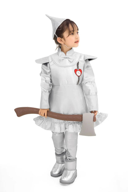 Halloween Cosplay Tin Man Costume Parent-children Clothing Adult Male Iron Man Costume Wizard of Oz Performance Stage Costumes