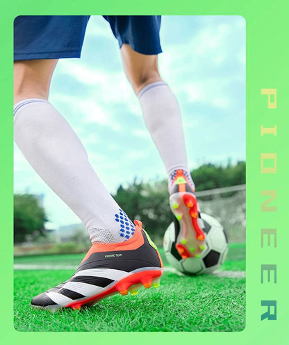 Mens High Quality Ultralight Football Shoes Society Cleats Indoor Soccer Shoes Professional Original Fast Futsal Football Boots