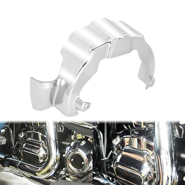 Motorcycle Chrome Transmission Shroud Cover For Harley Touring Electra Street Glide Road King FLHT FLHR FLRT FLTRU  2017- 2023