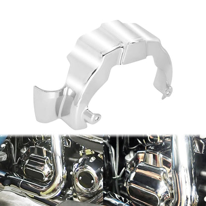 Capa Cromada da Transmissão da Motocicleta para Harley Touring Electra Street Glide Road King FLHT FLHR FLRT FLTRU 2017-2023