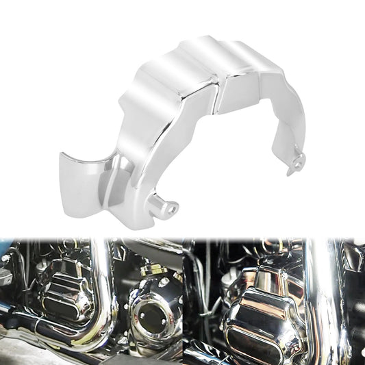 Motorcycle Chrome Transmission Shroud Cover For Harley Touring Electra Street Glide Road King FLHT FLHR FLRT FLTRU  2017- 2023