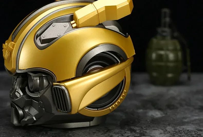 Alto-falantes Bluetooth Bumblebee Transformers Novo Desenho Animado Criativo Sem Fio Cartão Mini Externo Pequeno Acústica Megafone Echo Dot