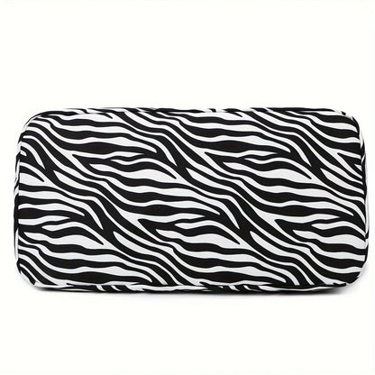 Large Capacity Nylon Travel Duffle Bag with Animal Print, Sports Gym Storage Bag, Portable Women'S Weekender Overnight Bag