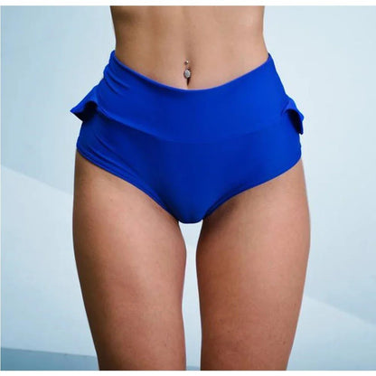 New Shorts Women Skirts Pants High Waist Pole Dance Ruffled Hot Short Pant Sports Mini Tight Pleated Fitness Yoga Shorts Summer