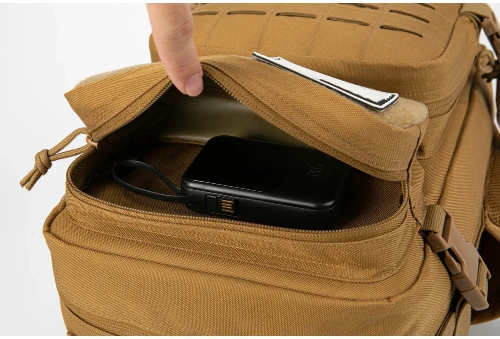 25L/45L Tactical Backpack for Women/men Laser Cut Molle survival Daypack School Bag Gym Rucksack with Dual Cup Holder