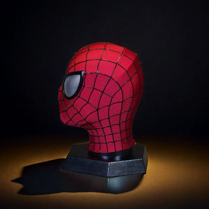 Homem-Aranha Cosplay Máscara Eletrônica de Olhos Móveis Homem-Aranha 1:1 Brinquedos com Controle Remoto para Adultos e Crianças de Presente