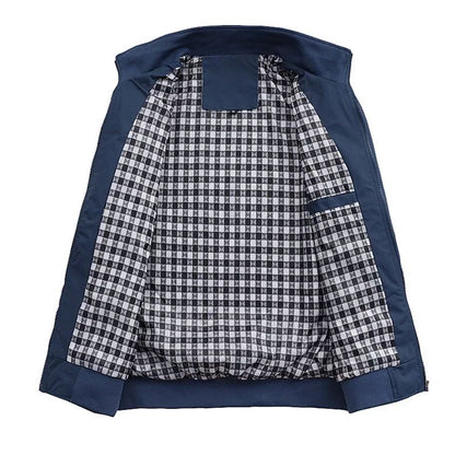 New Man Outdoor Military Spring Autumn Aviation Cessna Pilots Flight Lightweight Windbreakers Plaid Men Jackets Coats