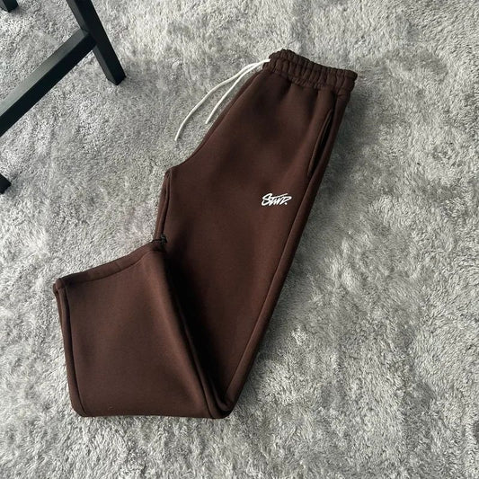 Y2K Street Letter Print Loose Sweatpants American Retro Harajuku Pants Women Fashion High Waist Pants Men's Street Clothing