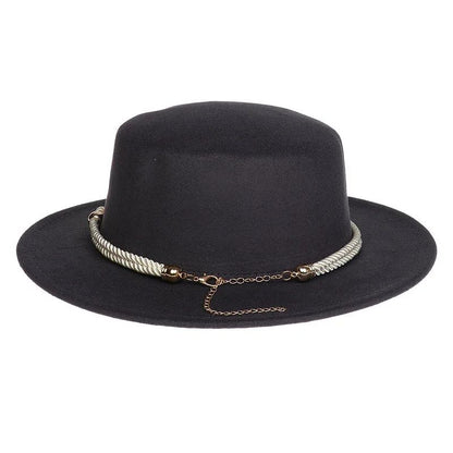 British Style Felt Fedora Jazz Hat Elegant Wedding Party Trilby Lightweight Unisex Fashionable Headwear