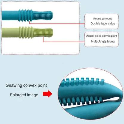 Brinquedo de Mastigar Seguro para Bebês, Mordedor de Silicone para Dentes Molares, Mordedores para Bebês, Alça de Silicone Molar para Bebês, Brinquedo de Segurança para Bebês