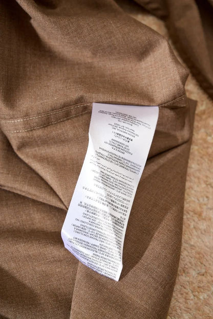 Bri 25ss Italian cashmere blend long-sleeved business casual shirt