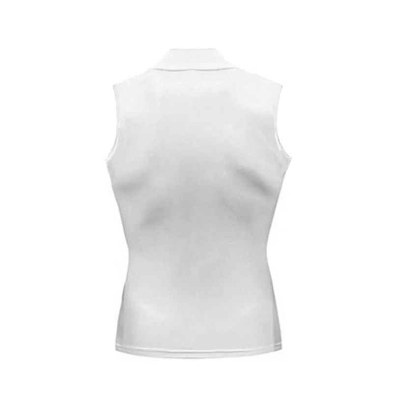 Training Exercise Sleeveless T-shirts Men Fitness Running Vests Turtleneck Elastic Quick Dry Compression Shirt Gym Tank Tops