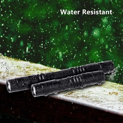Mini Portable LED Pen Light Flashlight Powered By AAA Battery Torch With Pen Clip Outdoor Camping Emergency Lighting Flashlight