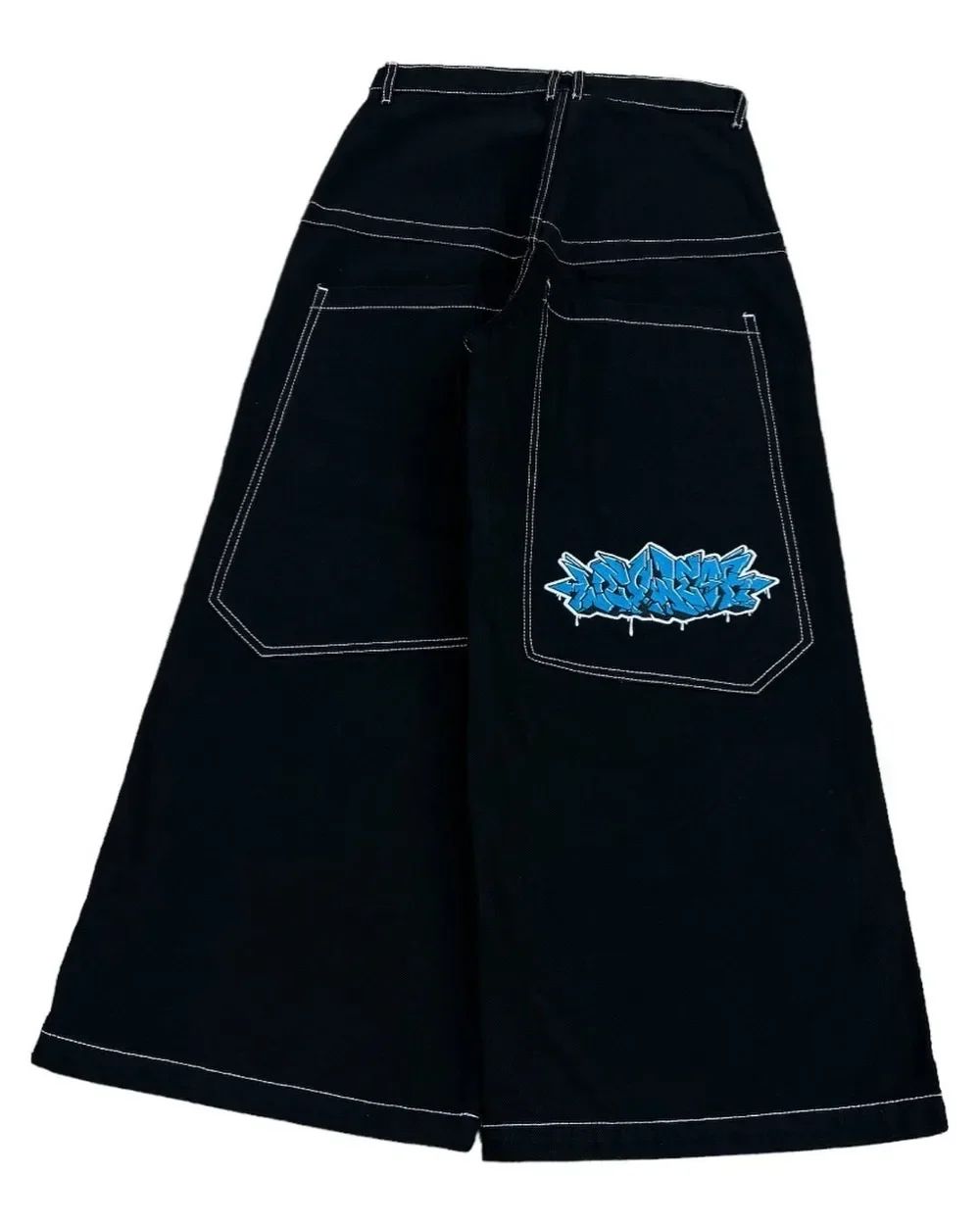 Calça Jeans Baggy Y2K masculina Harajuku anos 2000 vintage bordada de alta qualidade nova Hip Hop streetwear masculina feminina calça jeans casual de perna larga