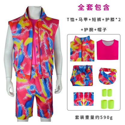 Boys Girls Sports Style Swimsuit Cos Hot Movie Clothing Children Cosplay Suit Ken Daily Wear Beach Halloween Party Costumes