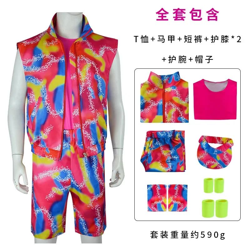 Boys Girls Sports Style Swimsuit Cos Hot Movie Clothing Children Cosplay Suit Ken Daily Wear Beach Halloween Party Costumes