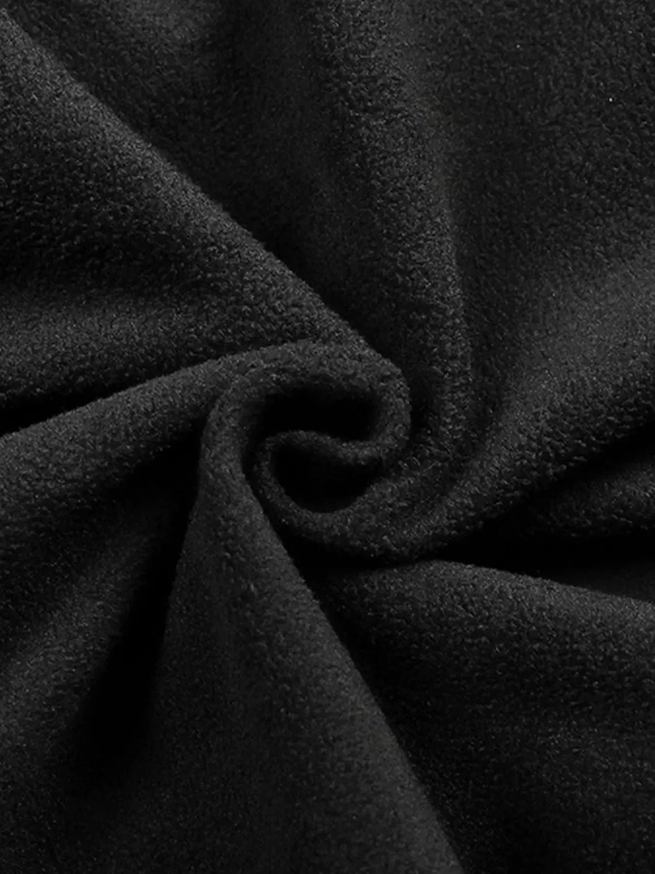 Men's casual pants, autumn and winter wool sports pants, men's running and jogging pants, fashionable solid color pants