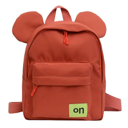 Mochila infantil fofa estilo novo para meninos e meninas estudantes do jardim de infância mochila escolar casual de cor sólida