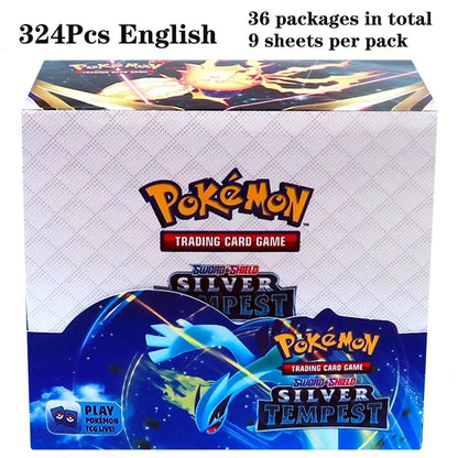 324 pçs/caixa Pokémon TCG: Sol e Lua, Escuridão Incendiada, 36 Pacotes, Caixa de Booster, Jogo de Cartas Pokémon, Brinquedos Colecionáveis, Jogo de Tabuleiro Prismático