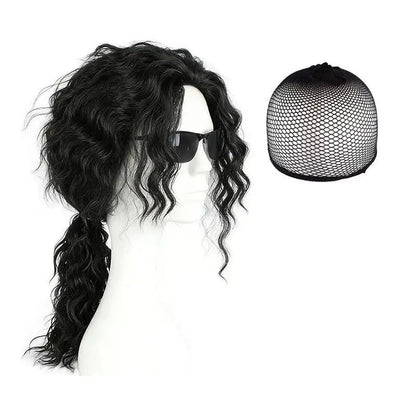 Adult Women Men Pop Star Michael Jackson Cosplay Costume Wig Halloween Stage Performance Hip Hop Dance  Family Clothing 2026 80s