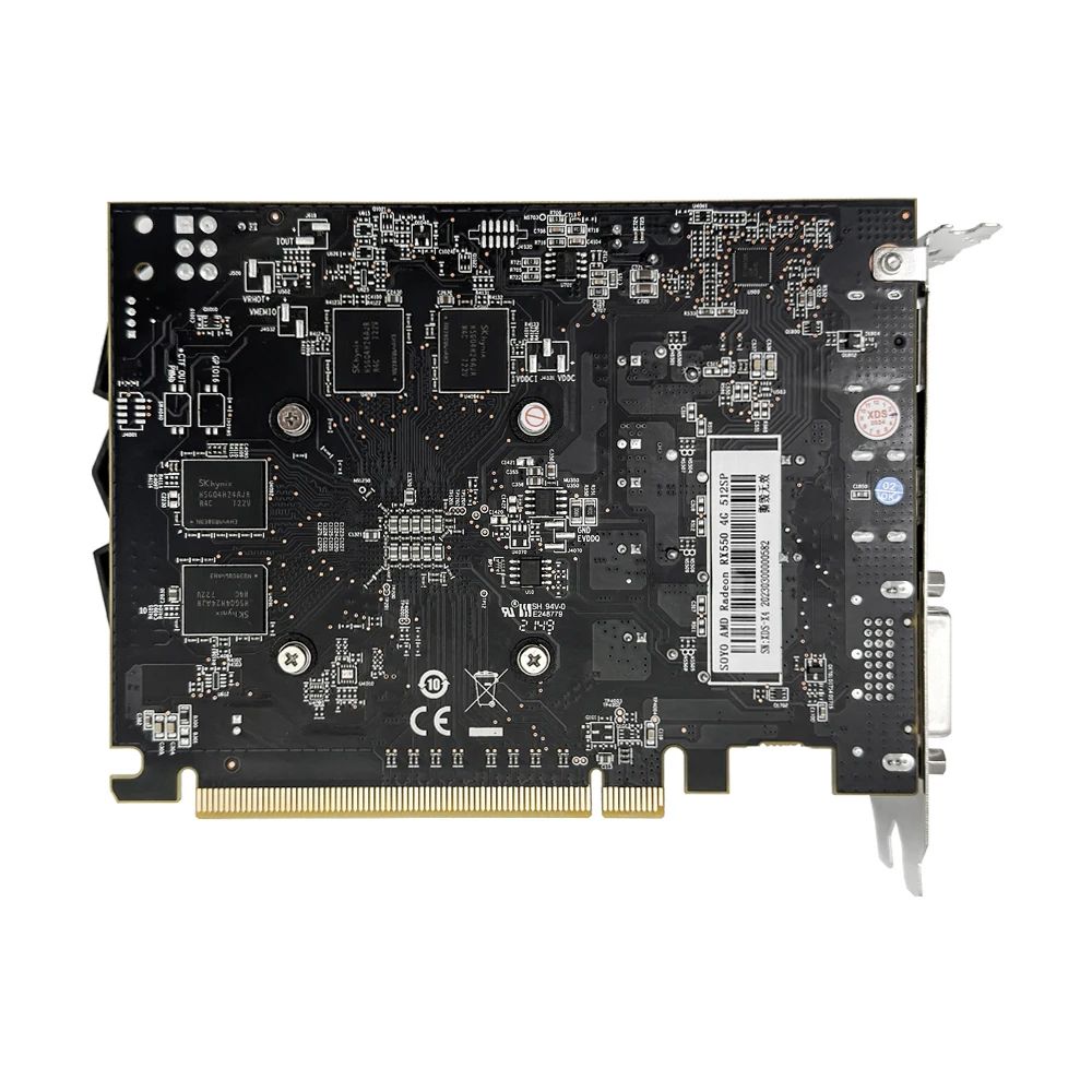 SOYO AMD Radeon RX550 4GB GPU GDDR5 14nm For Desktop PC Games Video RX560 Graphics Card 128bit  RX 550 Computer Components