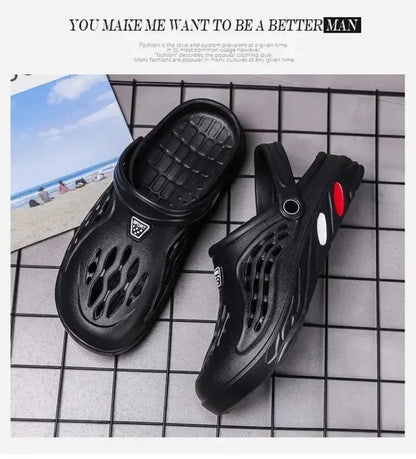 Outdoor Sandals for Men and Women Summer Clogs EVA Slippers Plus Size 47 48 49  Men Garden Shoes Beach Sandals Breathable Clogs