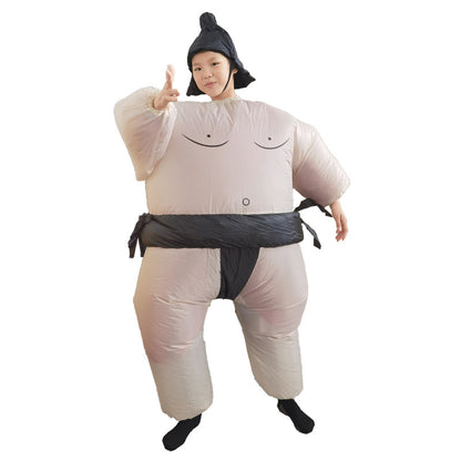 2023 New Sumo Wrestler Costume Inflatable Suit Blow Up Outfit Cosplay Party Dress for Kid and Adult