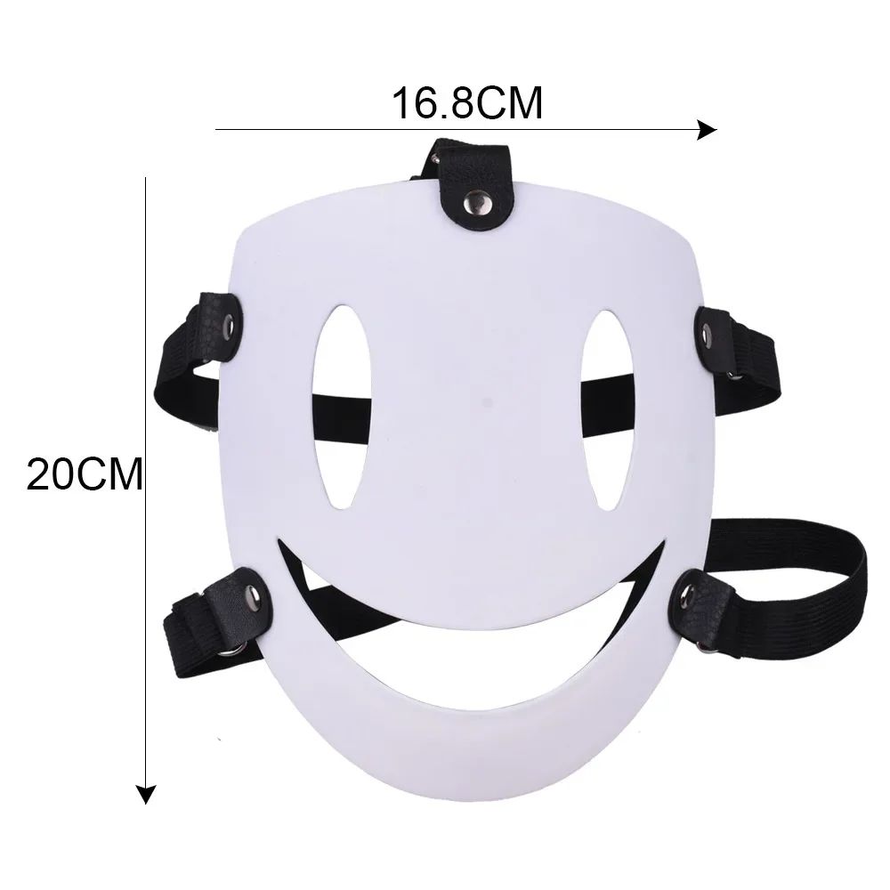 Anime High Rise Invasion Sniper Cosplay Mask Tenkuu Shinpan White Masks Japanese Samurai Costume Props For Carnival Party
