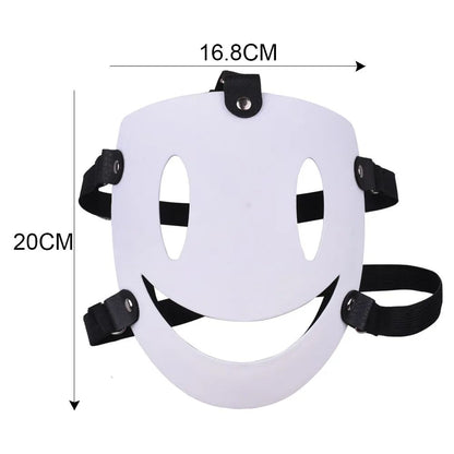Anime High Rise Invasion Sniper Cosplay Mask Tenkuu Shinpan White Masks Japanese Samurai Costume Props For Carnival Party